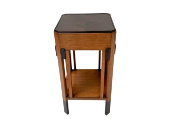 Art Deco Modernist Pedestal by Anton Lucas for N.V. Meubelkunst Leiden, 1920s